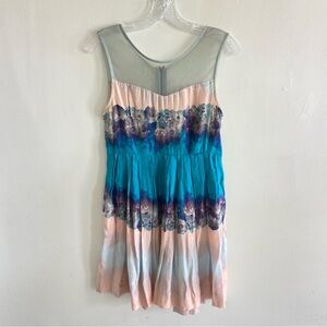 3/$25 Kimchi Blue Pastel Floral Mini Babydoll Dress 4